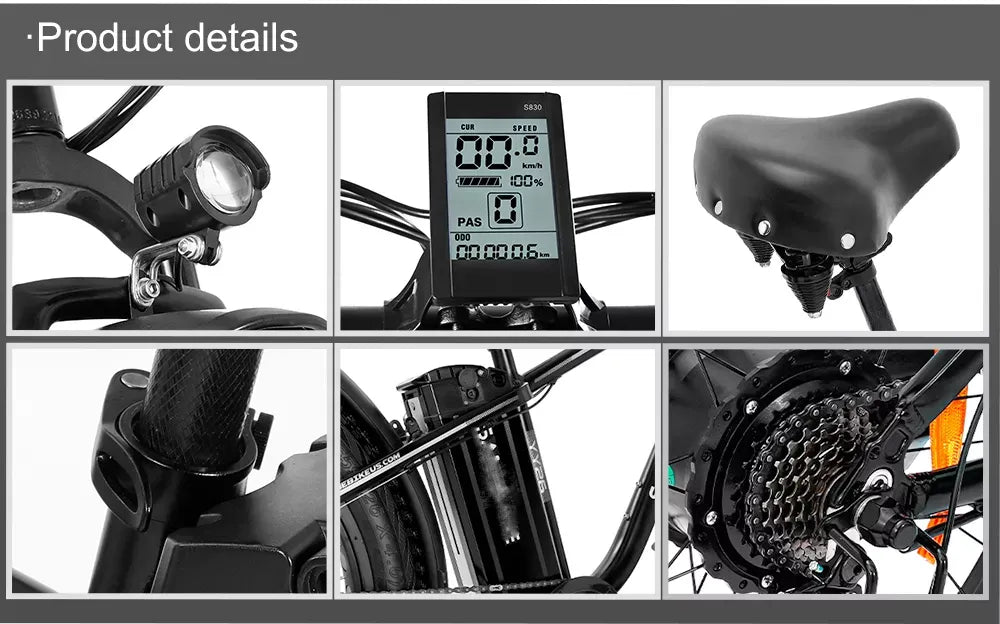 ✨Outdoor electric bike with 48V / 15AH battery✨