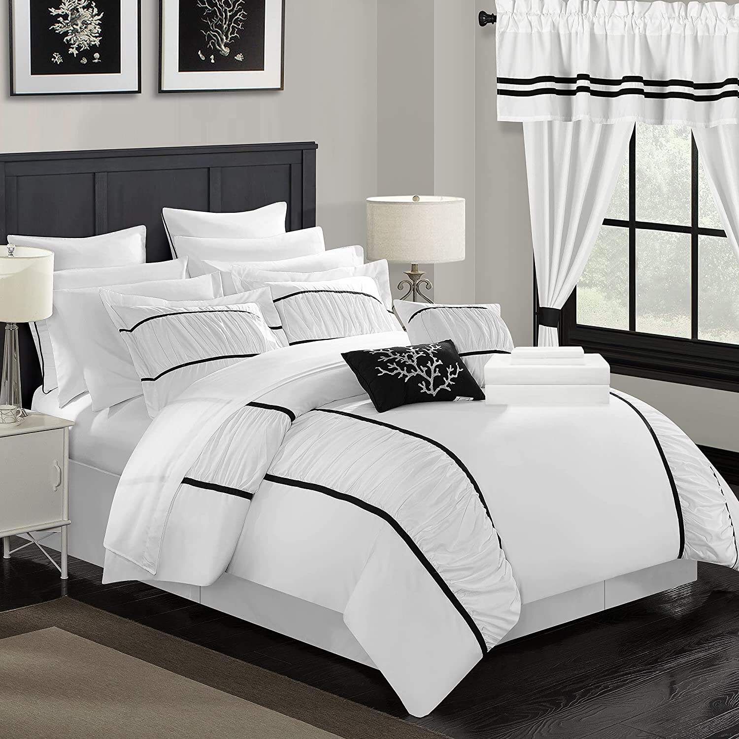 Master Bedroom 24 Piece Bed in A Bag Comforter Set