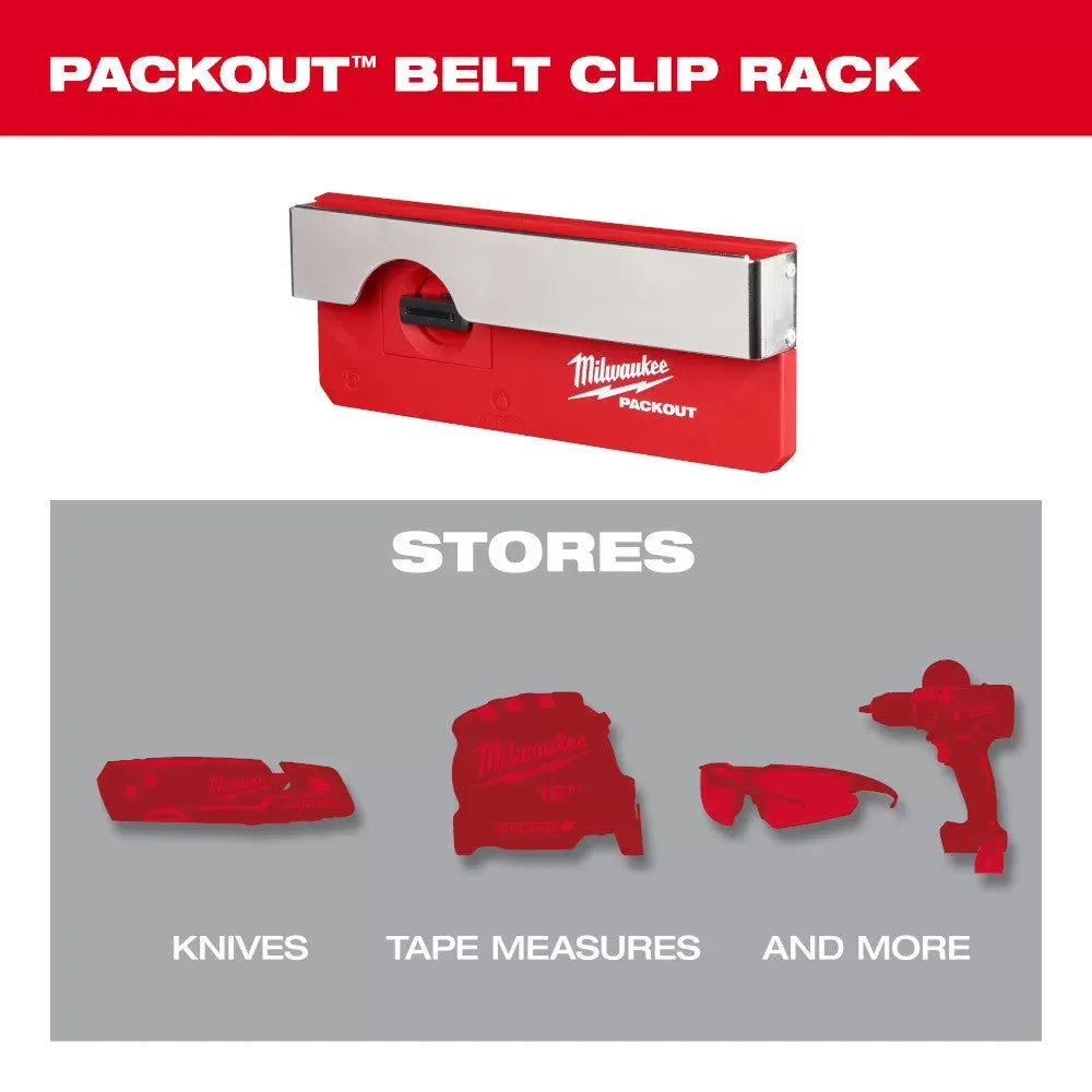 Milwaukee 48-22-8344 PACKOUT Belt Clip Wall Mounted Rack