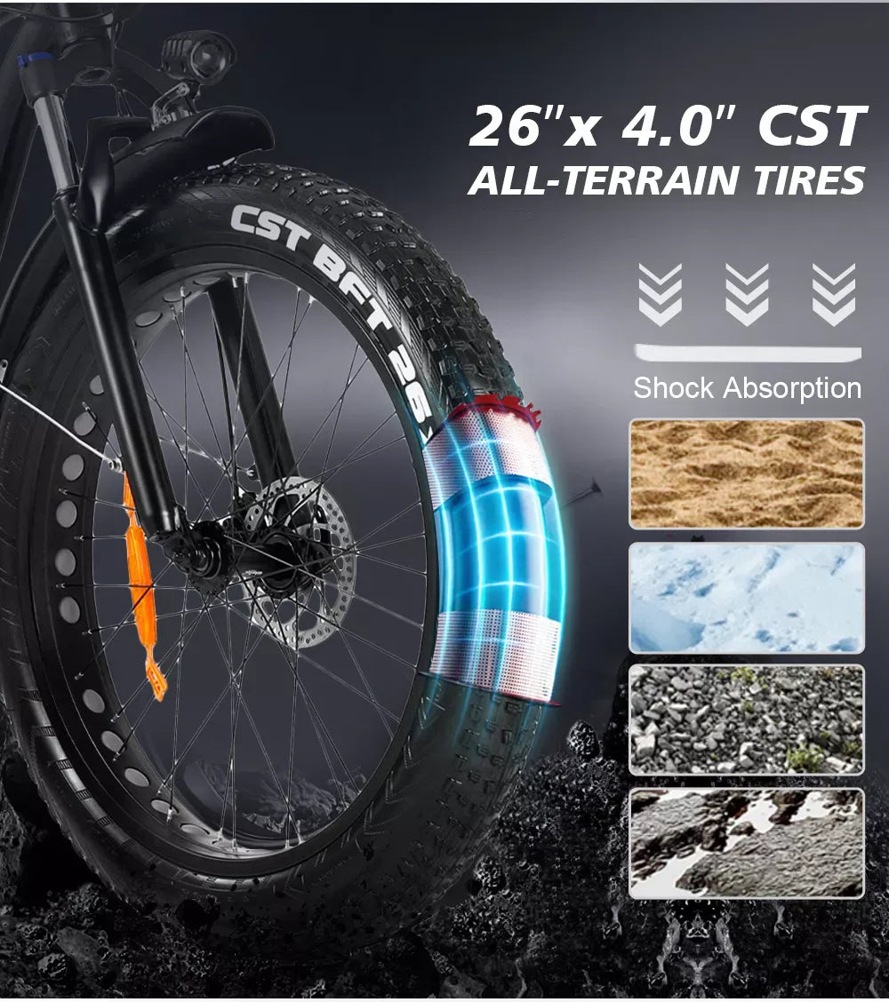 ✨Outdoor electric bike with 48V / 15AH battery✨