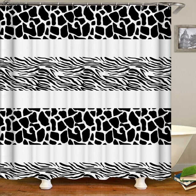 3d shower curtains black bathroom shower curtain fabric funny curtain waterproof bath curtain cortinas de bano