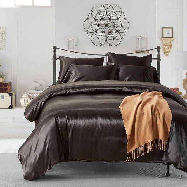 Satin Bedding Set Luxury Style Duvet Cover