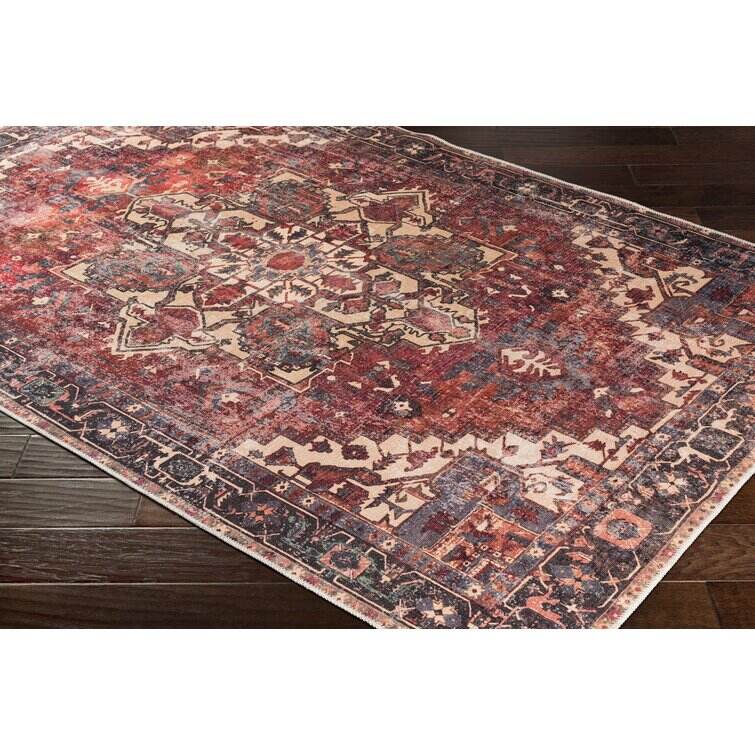 Mya Red/Brown/Black Rug