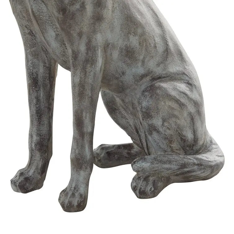 A charming Labrador dog garden sculpture