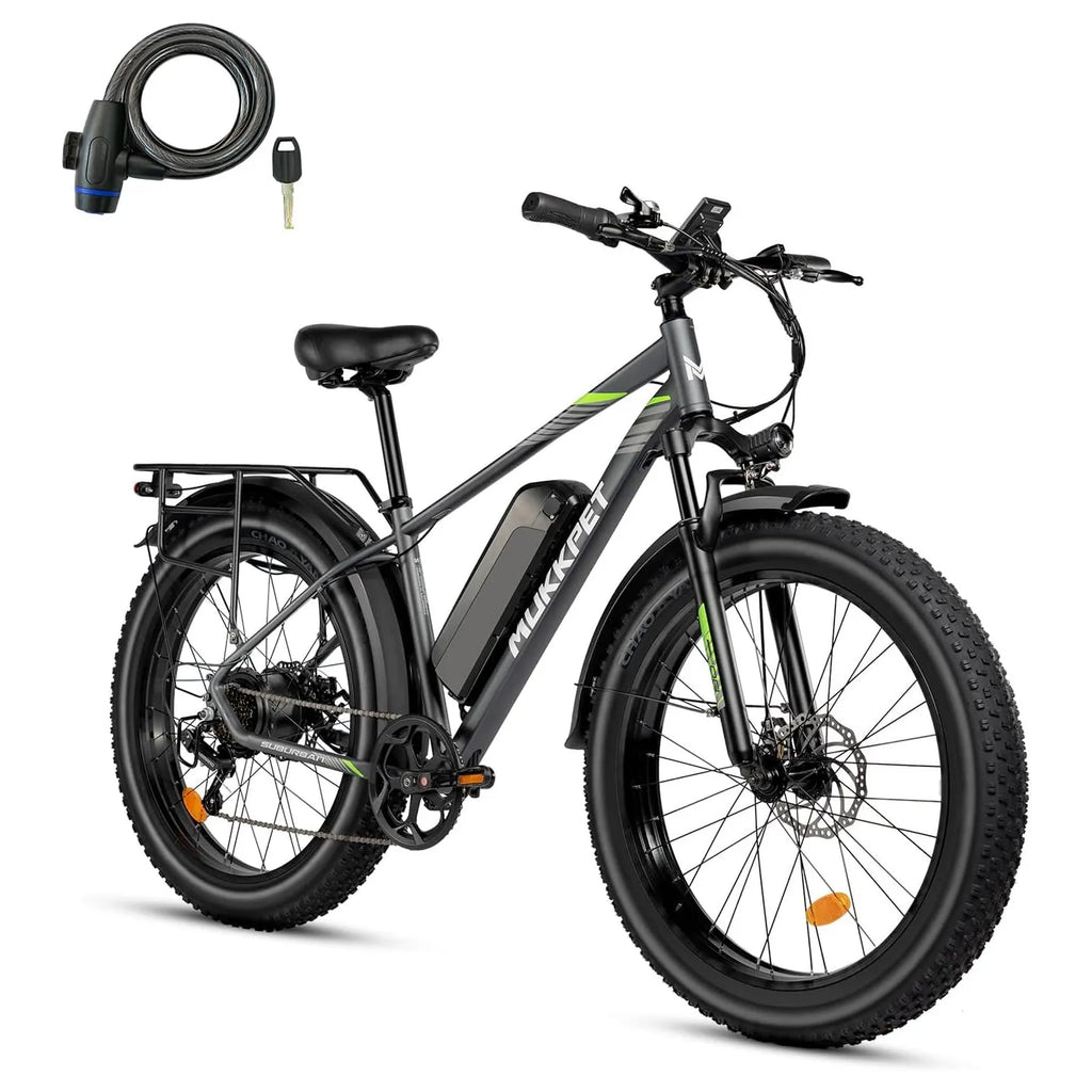 ✨Mukkpet Suburban 750W Electric Bike for Adults