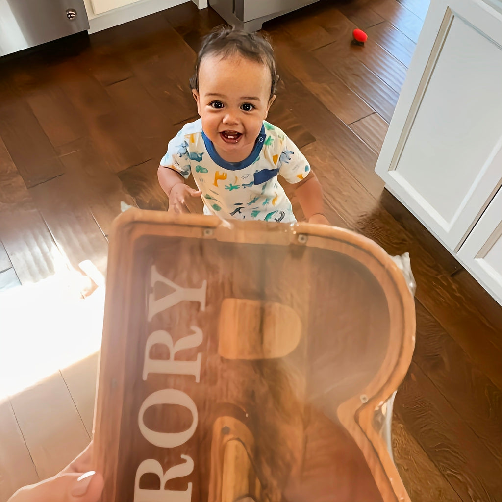 🎄Christmas fire sale💞Personalized Boy/Girl Piggy Bank - Wood Gift For Kids🎁