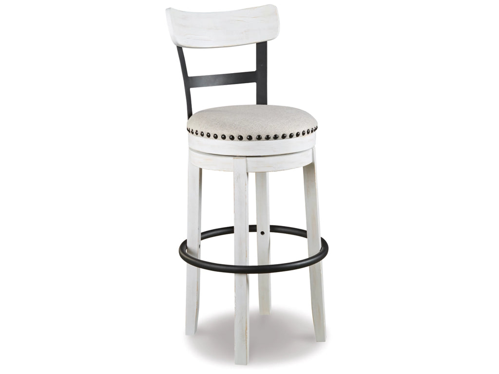 Valebeck Counter Height Upholstered Swivel