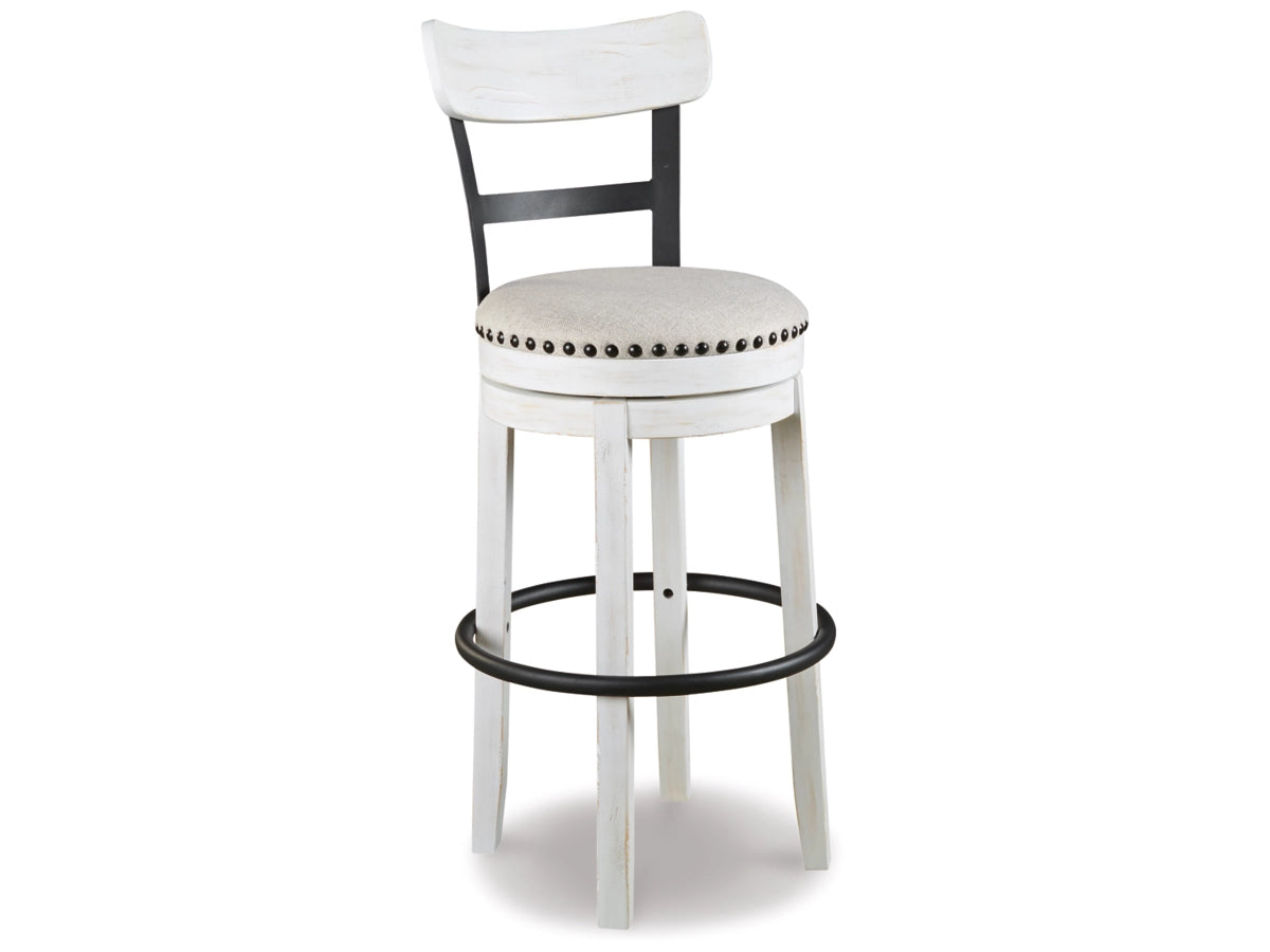 Valebeck Counter Height Upholstered Swivel