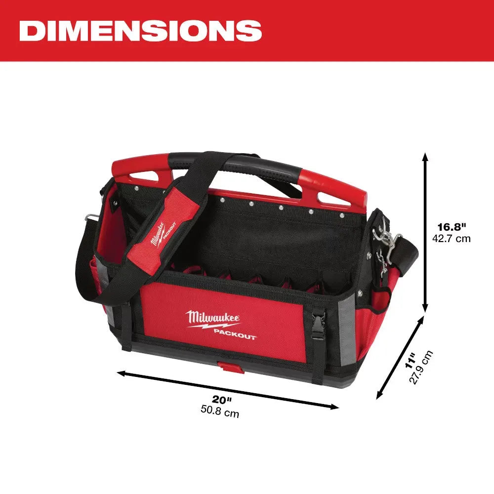Milwaukee 48-22-8320 20-Inch 32-Pocket Ballistic Material Packout Tote