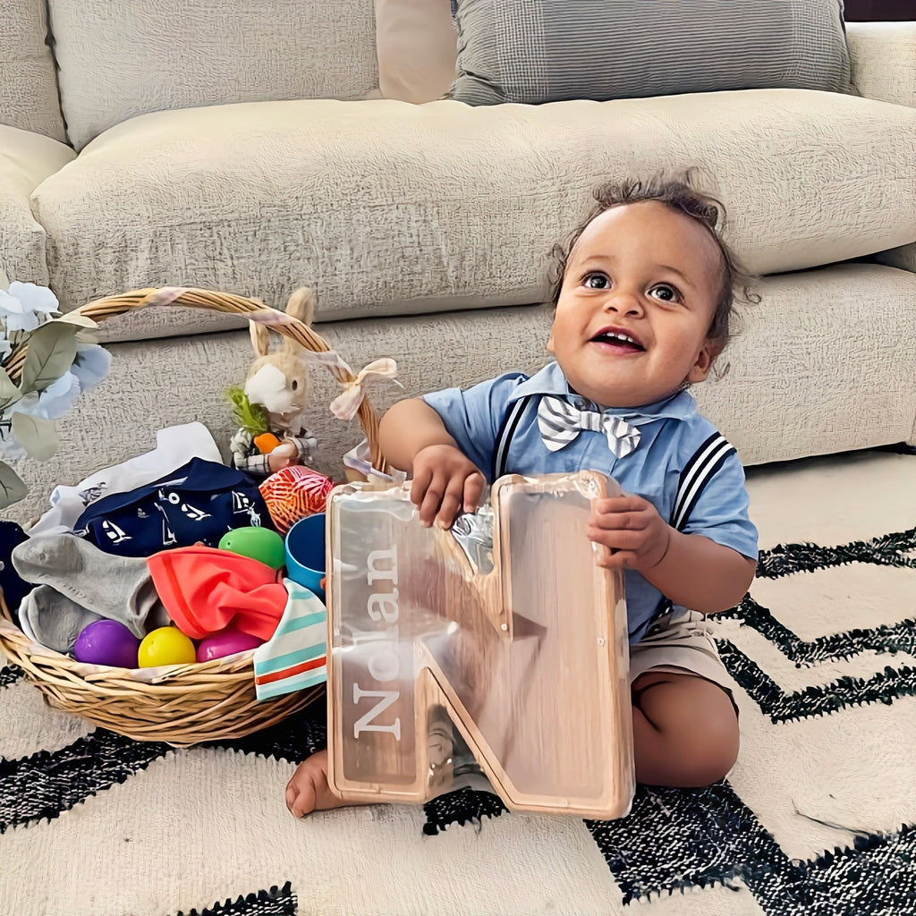 🎄Christmas fire sale💞Personalized Boy/Girl Piggy Bank - Wood Gift For Kids🎁