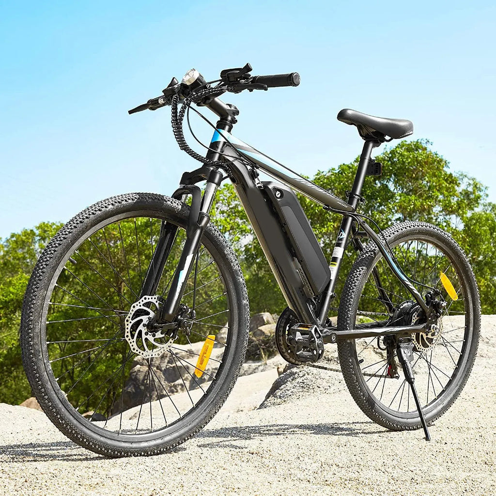 Electric Bike Electric Mountain Bike 500W 26'' Commuter Ebike, 20MPH Adults Electric Bicycle with Removable 48V/374.4Wh Battery, LCD-Display and Professional 21 Speed Gears
