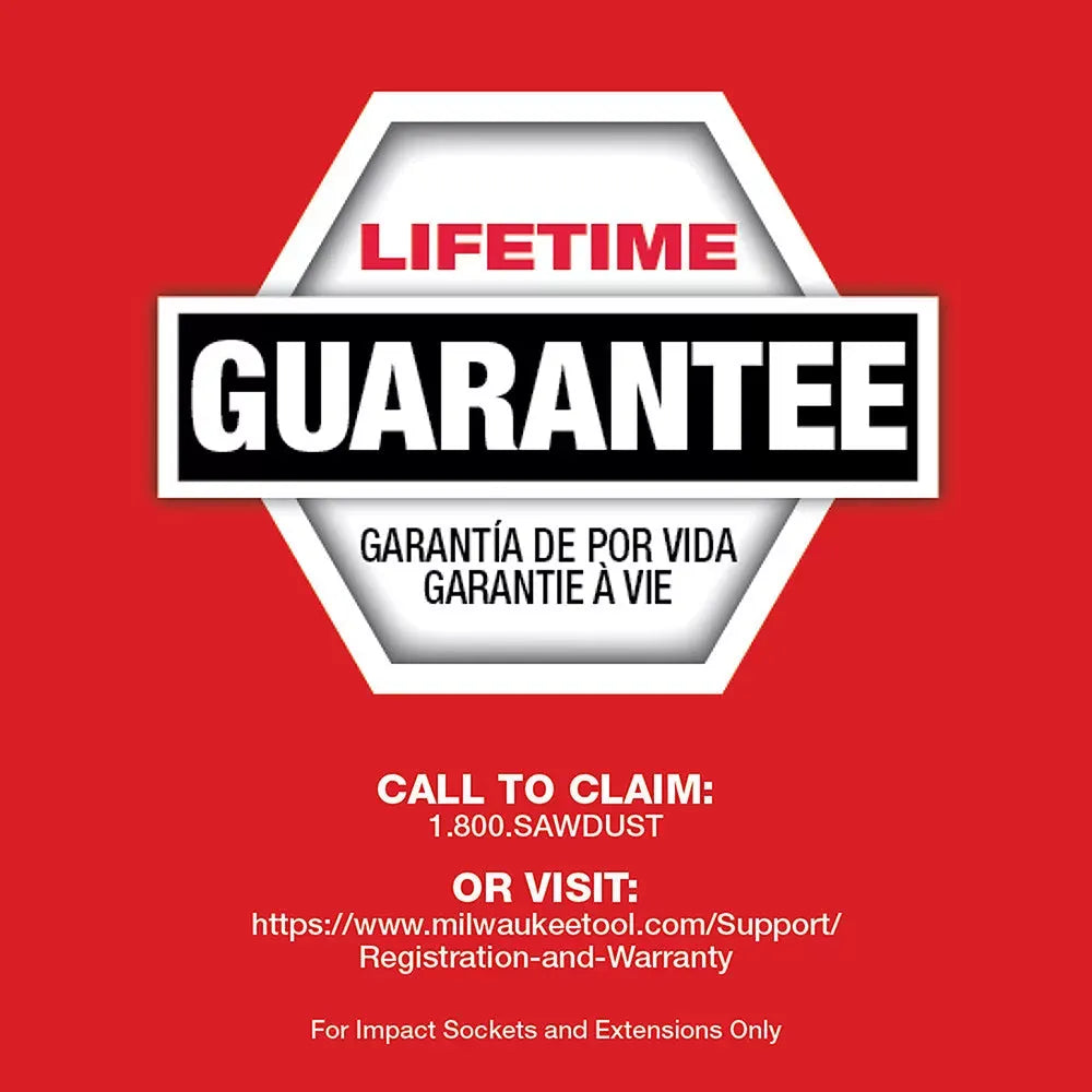 Milwaukee 49-66-6801 SHOCKWAVE 3/8” Impact Duty Socket MM PACKOUT Set - 19 PC