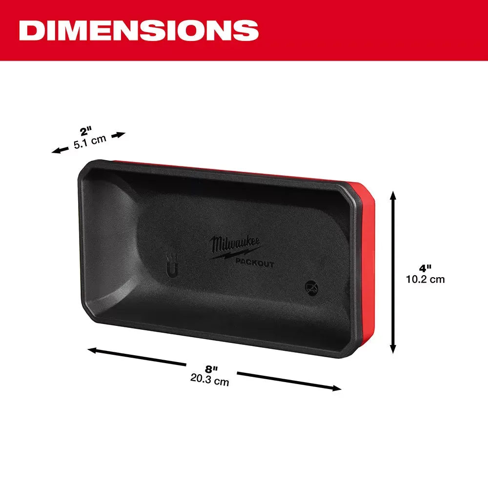 Milwaukee 48-22-8071 PACKOUT Large Magnetic Wall Mounted Bin