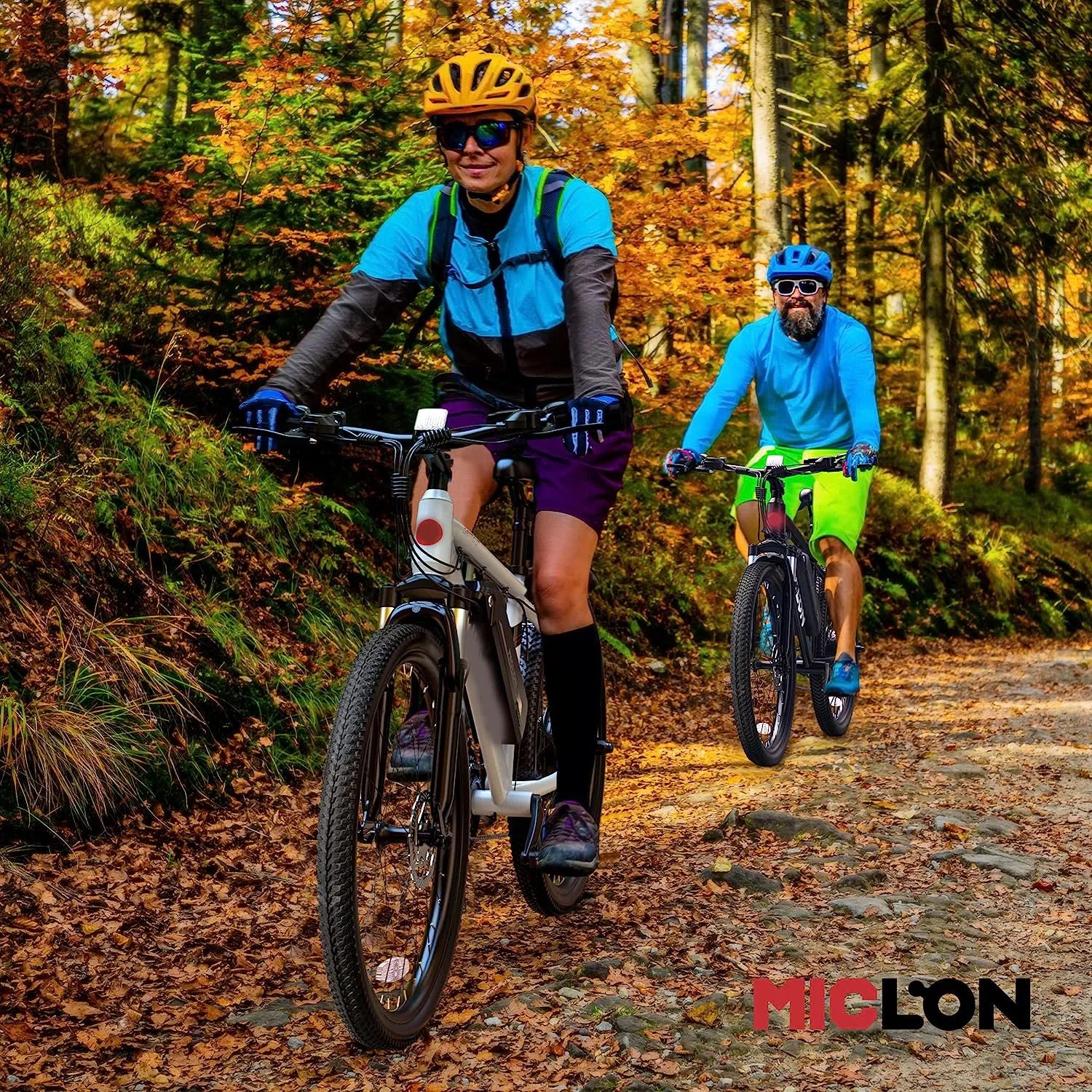 Electric Bike for Adults, 2X Faster Charge, 350W BAFANG Motor, 36V 10.4AH Removable Battery, 20MPH 26'' Mountain Ebike, Shimano 21 Speed, Suspension Fork, LED Display