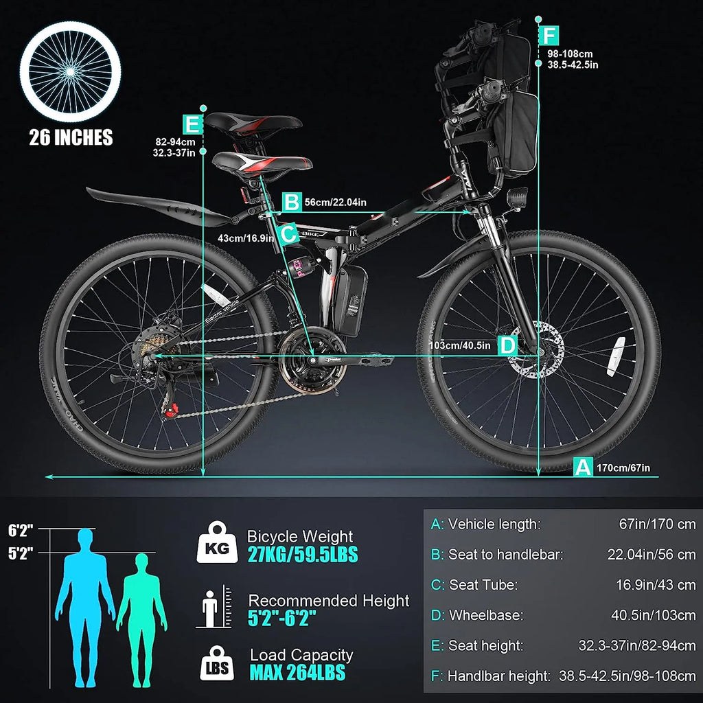 Electric Bike for Adults 26
