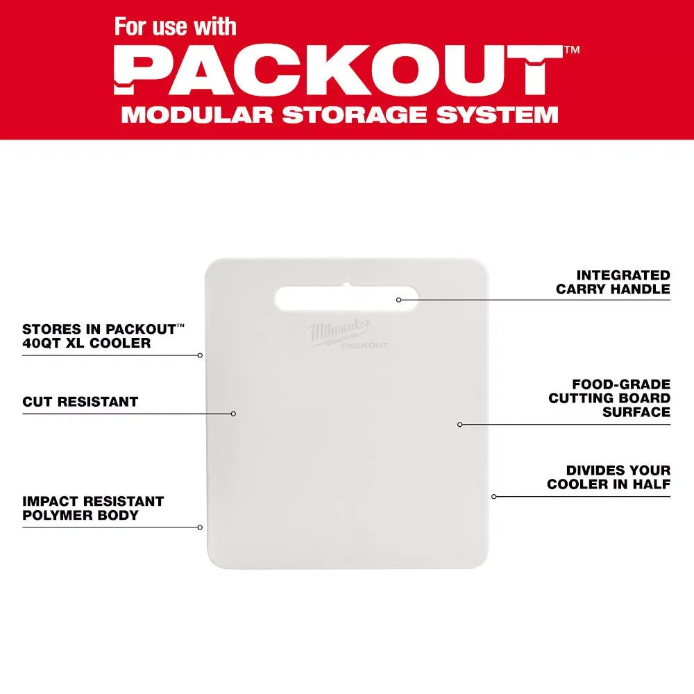 Milwaukee 48-22-8041 Durable Versatile Divider for PACKOUT 40QT XL Cooler