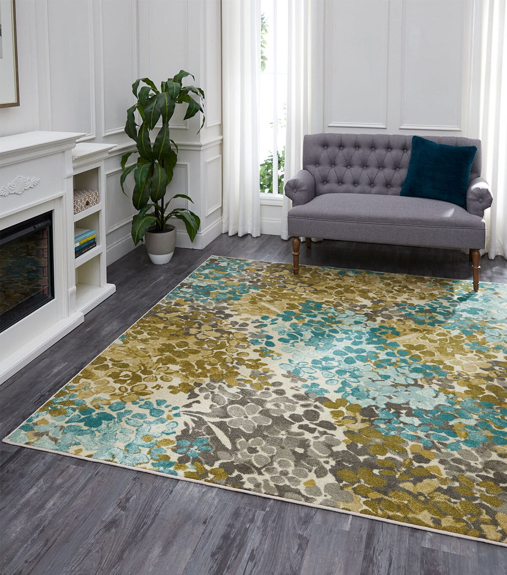Radiance Area Rug Aqua 5' X 8'