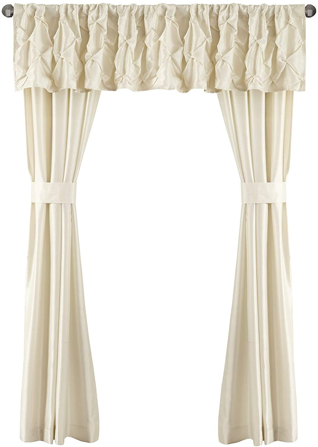 Master Bedroom 24 Piece Room-in-a-Bag Faux Silk Comforter Set Bedding Curtains Pillows