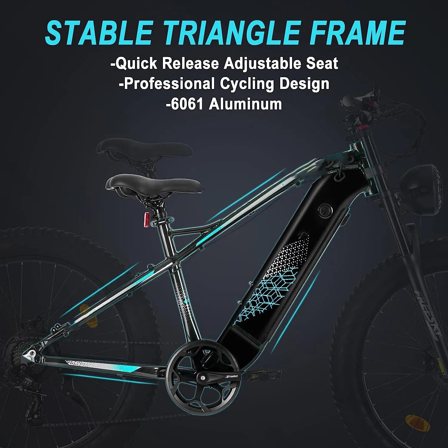 Electric Bike,750W Electric Bike for Adults BAFANG Motor 48V 15Ah Samsung Cell Battery Ebike, Fat Tire Electric Bicycles, 28MPH 35-80Miles Electric Mountain Bike, Shimano 7-Speed UL Certified